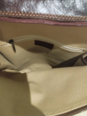 Guy Laroche brown leather backpack new
