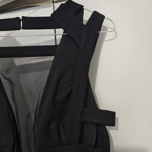 Ioanna Kourbela black jumpsuit with pockets, size S