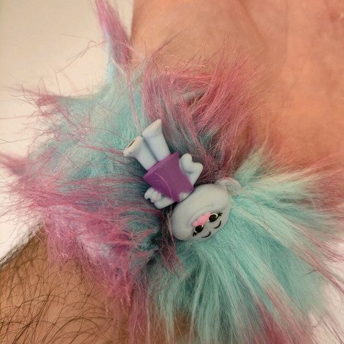 Hasbro Trolls Hair Huggers Chenille like new