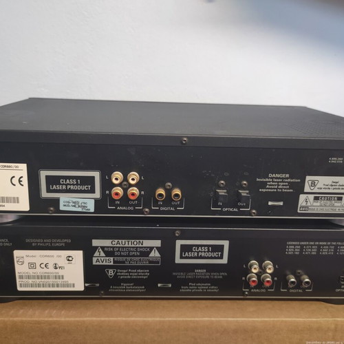 Philips CDR Recorder 880 and CDR Recorder 600 used, 2 pieces