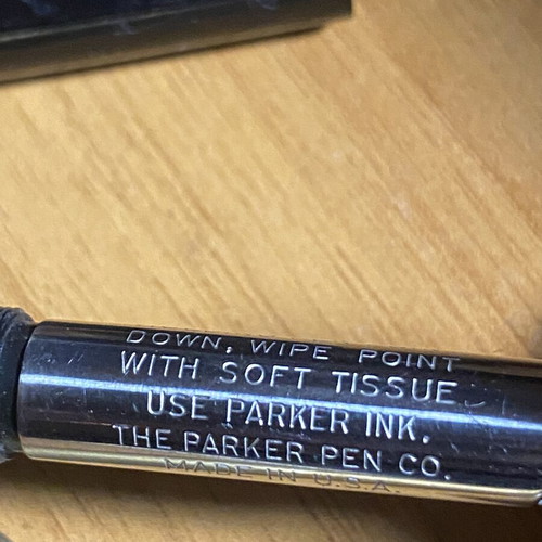Parker Ink 51 USA Fountain Pen used, 14K fine nib, needs maintenance