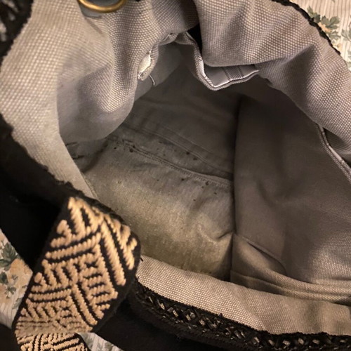 Handmade shoulder bag new made of soft wool