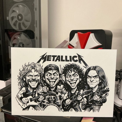 Metallica Funny Faces Decorative Plaque new