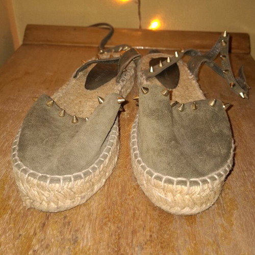 Zara Woman espadrilles khaki like new, size 38