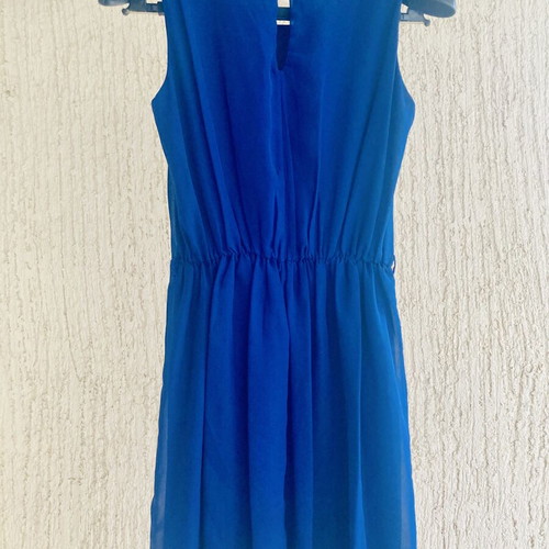 Mini dress electric blue size 38 like new