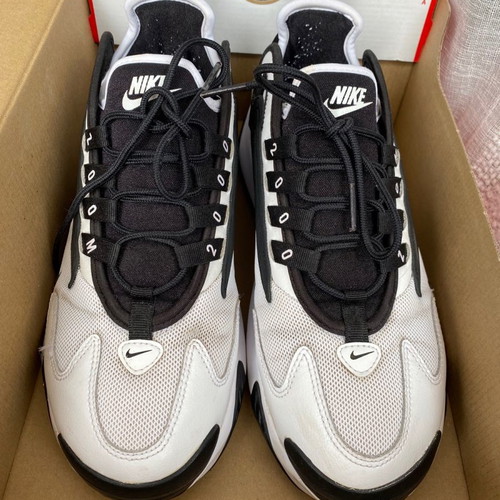 Nike Zoom 2k used athletic shoes size 40.5 white