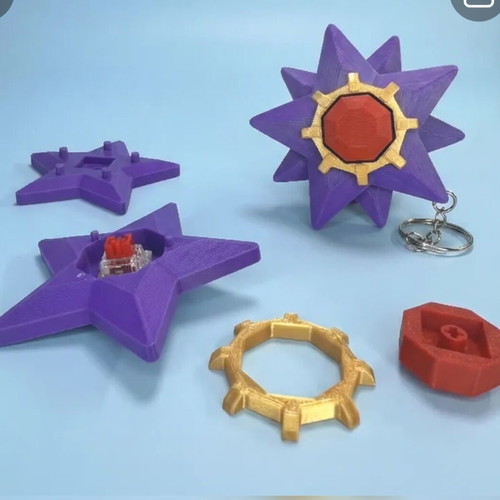 3D Clicker Keychain new with click mechanism, ideal for relaxation