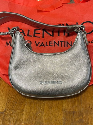 Mario Valentino shoulder bag like new, gold silver