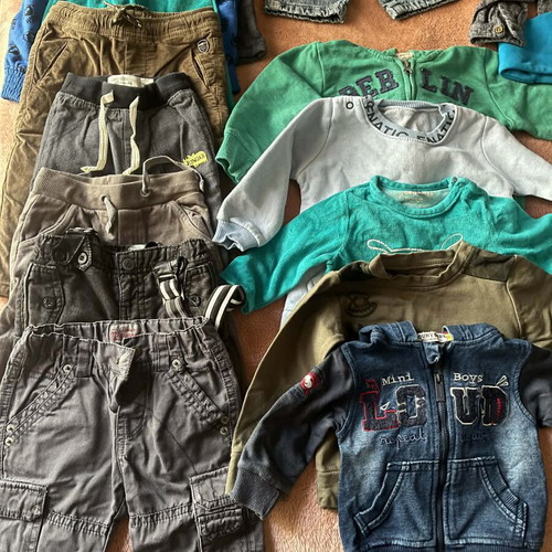 Baby clothes like new, pack of 65 pieces boys (0-9 months)