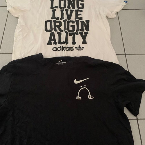 Adidas and Nike T-shirts Large with Replay watch like new
