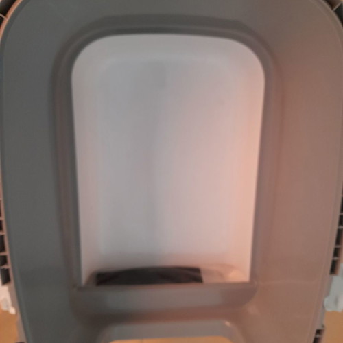 Cathy clever closed cat litter box unused without door with sand collection drawer