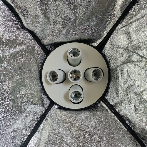 Complete Lighting Set 2x Softbox 60x90cm with Background System