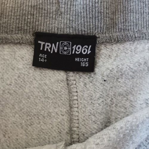 TRN 1961 boys' sweatpants, size 14Y, grey