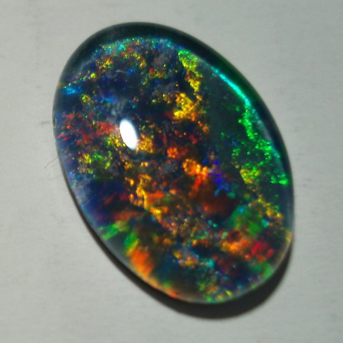 Australlian Opal Opal Doublet Galaxy 3.8 ct new