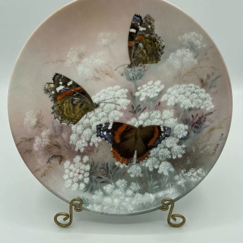 Decorative plate Bradex W.S.George "On Gossamer Wings" Lena Liu 1988-1989 new