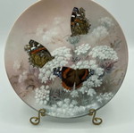 Decorative plate Bradex W.S.George "On Gossamer Wings" Lena Liu 1988-1989 new
