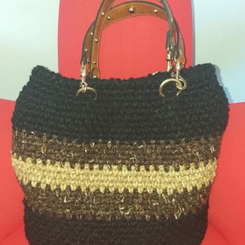 Handmade knitted bag new
