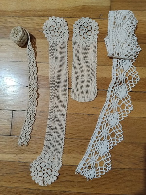 Lace used, pack