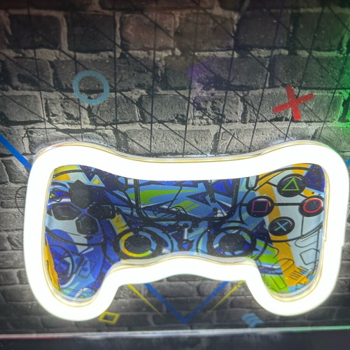 Φωτιστικό κορνίζα για gaming room σαν καινούργιο