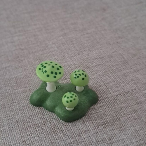 Playmobil green mushrooms toy set