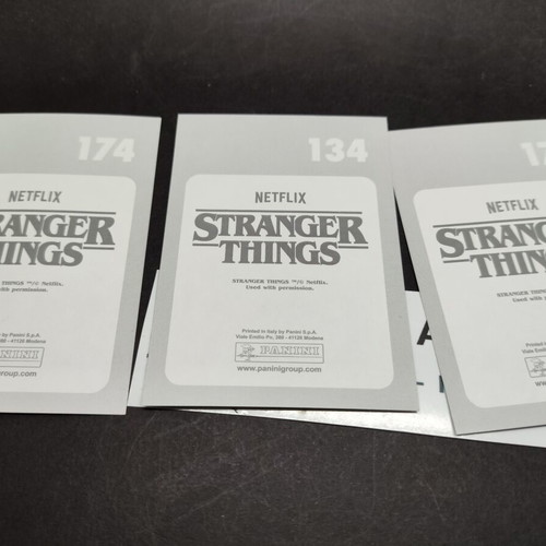 Panini Stranger Things collectible stickers like new
