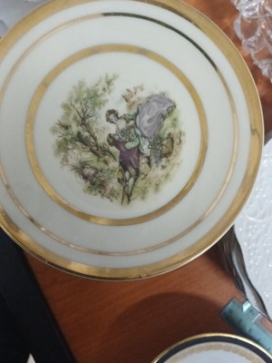 Dessert plates like new, pack of 10, German porcelain