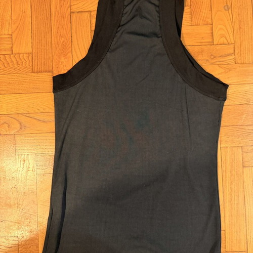 Men's Sleeveless Shirt black, size M, new
