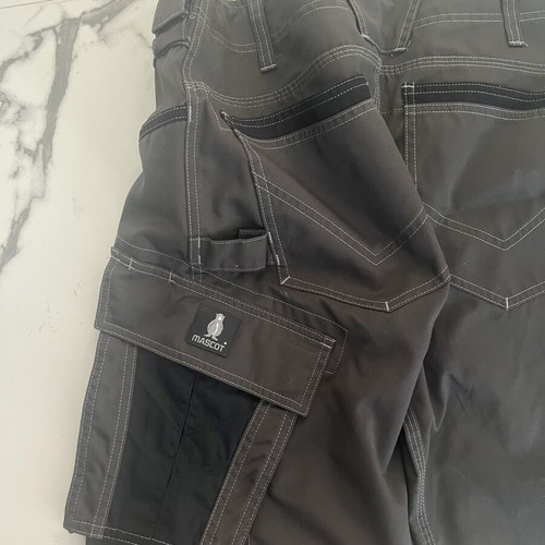 Mascot men's work pants size 50 like new, dark gray