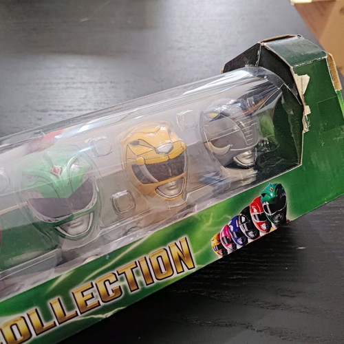 Mighty Morphin Power Rangers Legacy Mask Collection like new