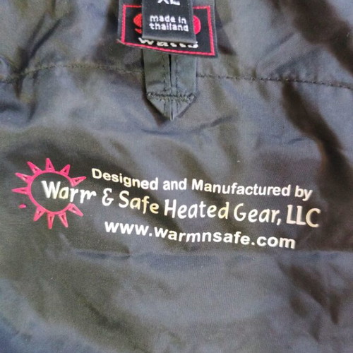 Premium Warm & Safe Heated Motorcycle Jacket Liner men's XL like new