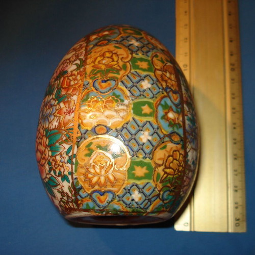 Decorative egg used 11.5cm x 8cm