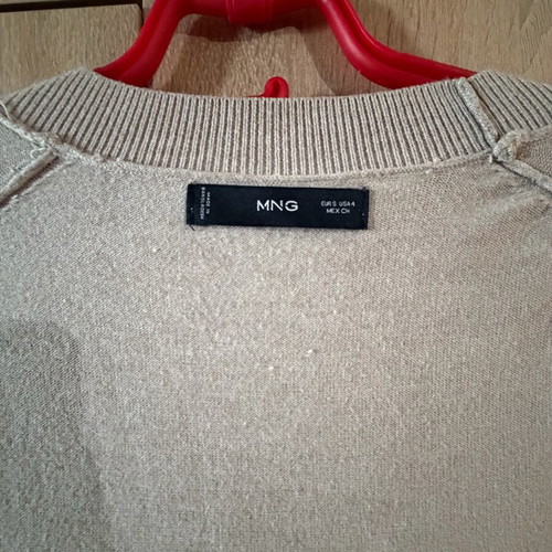 Mango dress like new, fine wool, beige