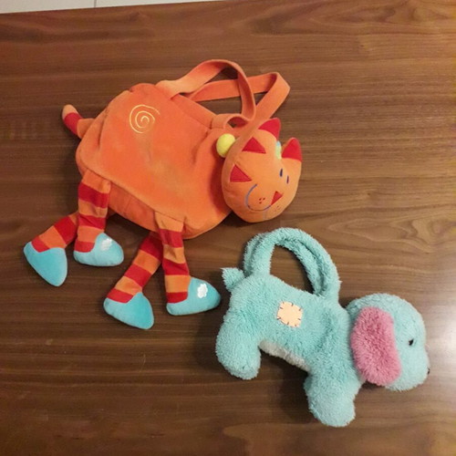 2 children's toy bags