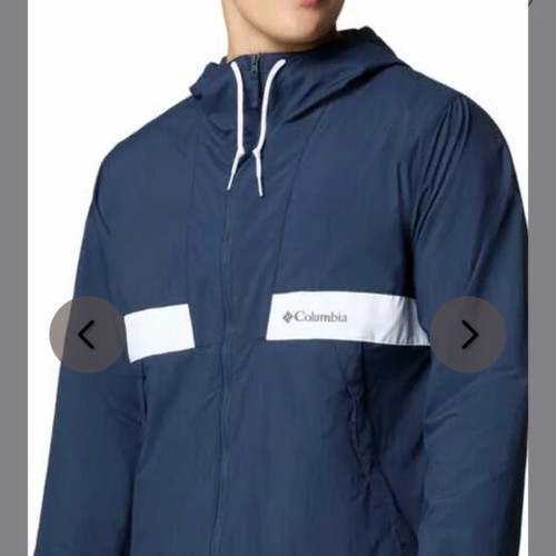Columbia jacket new, waterproof and windproof, size XL, blue