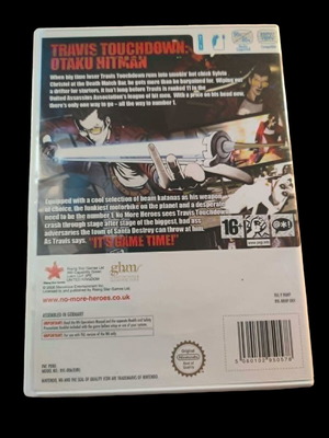 No More Heroes Nintendo Wii game used, complete