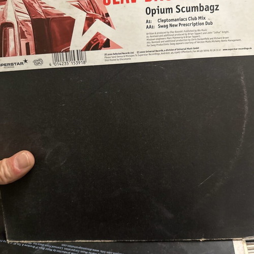 Olav Basoski Opium Scumbagz vinyl used