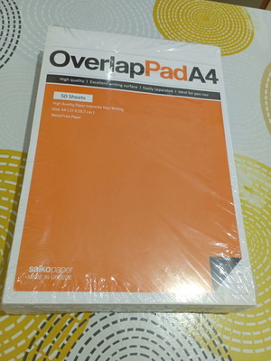 Salko OverlapPad A4 notepad set of 10, 50 sheets, new