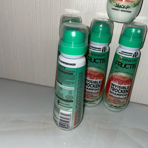 Garnier Fructis Watermelon Invisible Dry Shampoo 3x100 ml like new