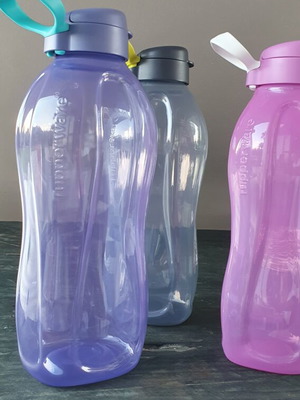 Tupperware Bottle Set 3 Pieces, New, 2L and 1.5L with Handle