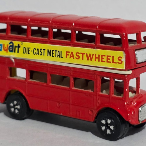 Playart Double Decker Bus Fastwheels red used