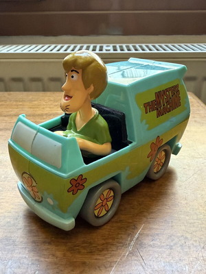 Scooby Doo The Mystery Machine pop rocket car with Shaggy figure used