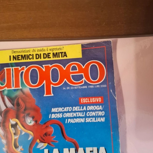 Europeo Italian Magazine like new, issue 39, 1988