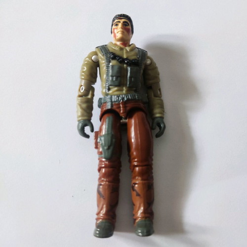 G.I. Joe Bullhorn action figure used, vintage collectible