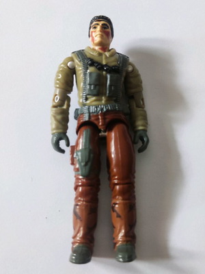 G.I. Joe Bullhorn action figure used, vintage collectible