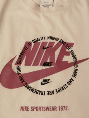 Ανδρικό μπεζ T-shirt Nike, μέγεθος L