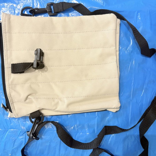 Two-Tone Shoulder Bag with Double Compartment, New