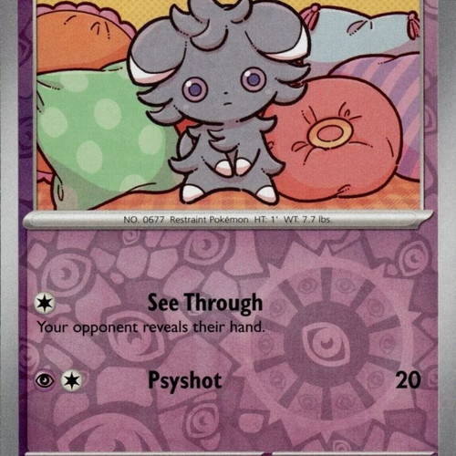 Espurr collectible pokemon card new