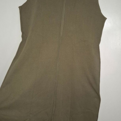Calvin Klein Jeans sleeveless midi dress Large khaki like new