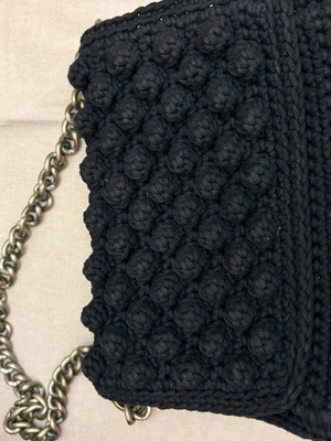 Handmade black bag like new, spacious