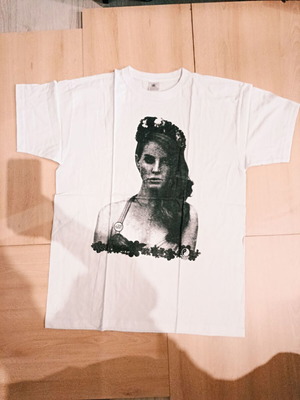 Lana Del Rey fashion t-shirt L new, 100% cotton, white
